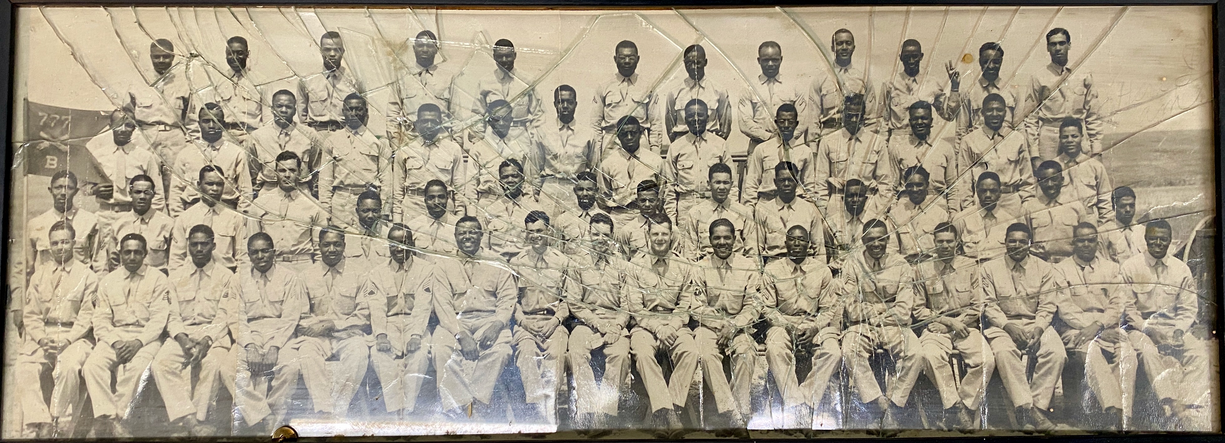 Members of the 777th Field Artillery Battalion