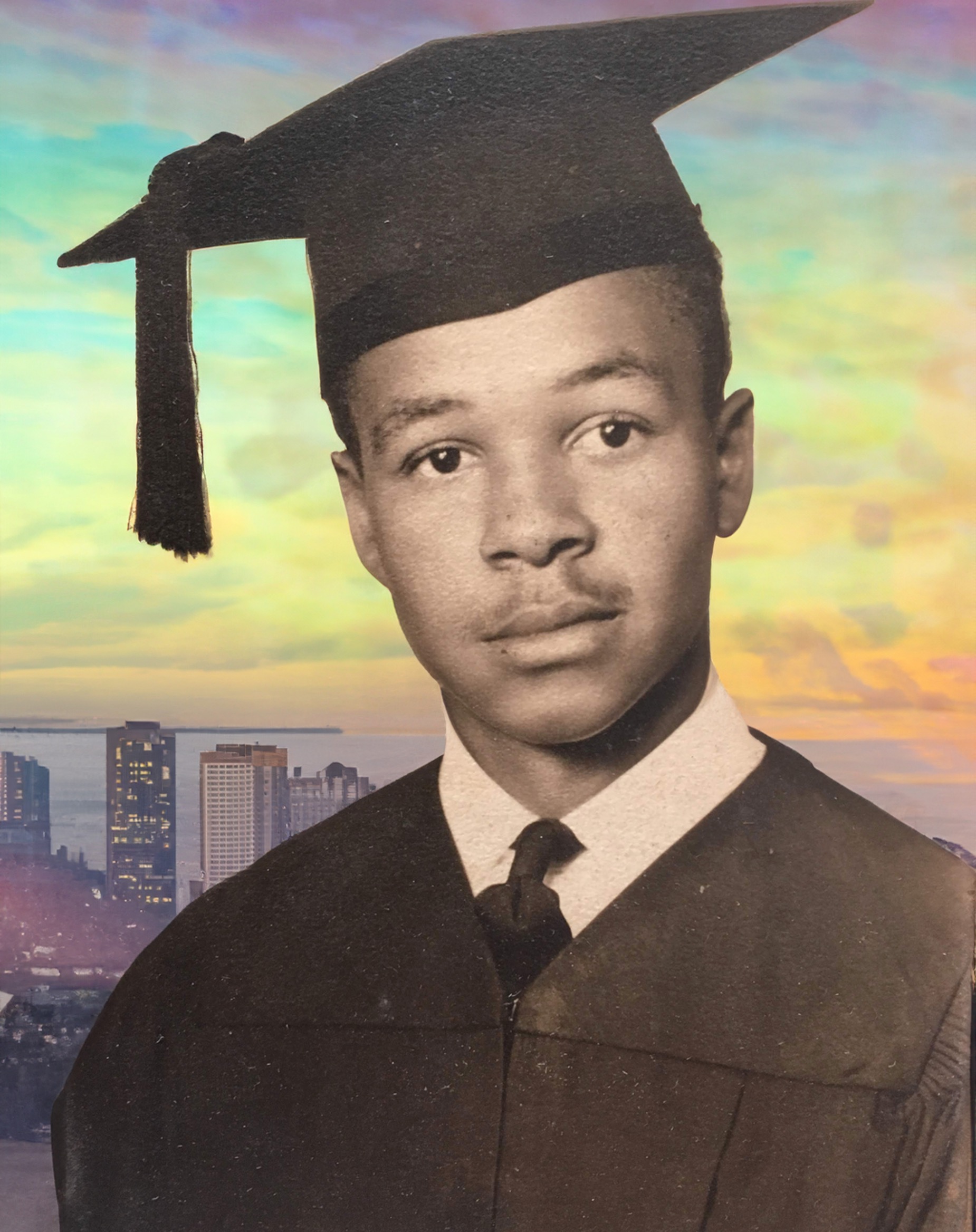 William Lorenzo White at his high school graduation