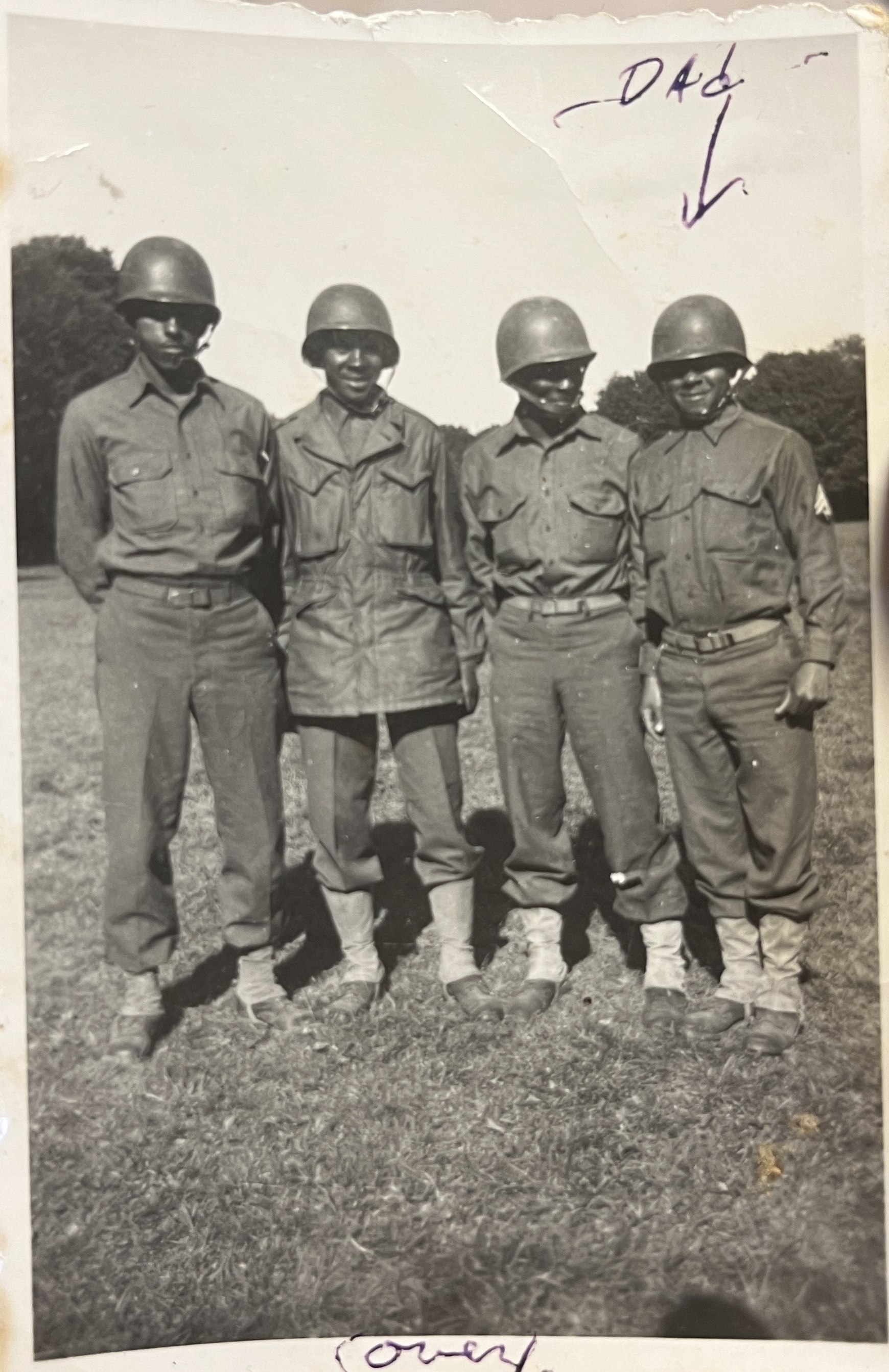 William Lorenzo White in military uniform in Germany in 1945